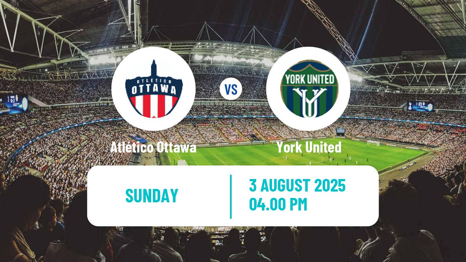 Football Canadian Premier League Atlético Ottawa - York United