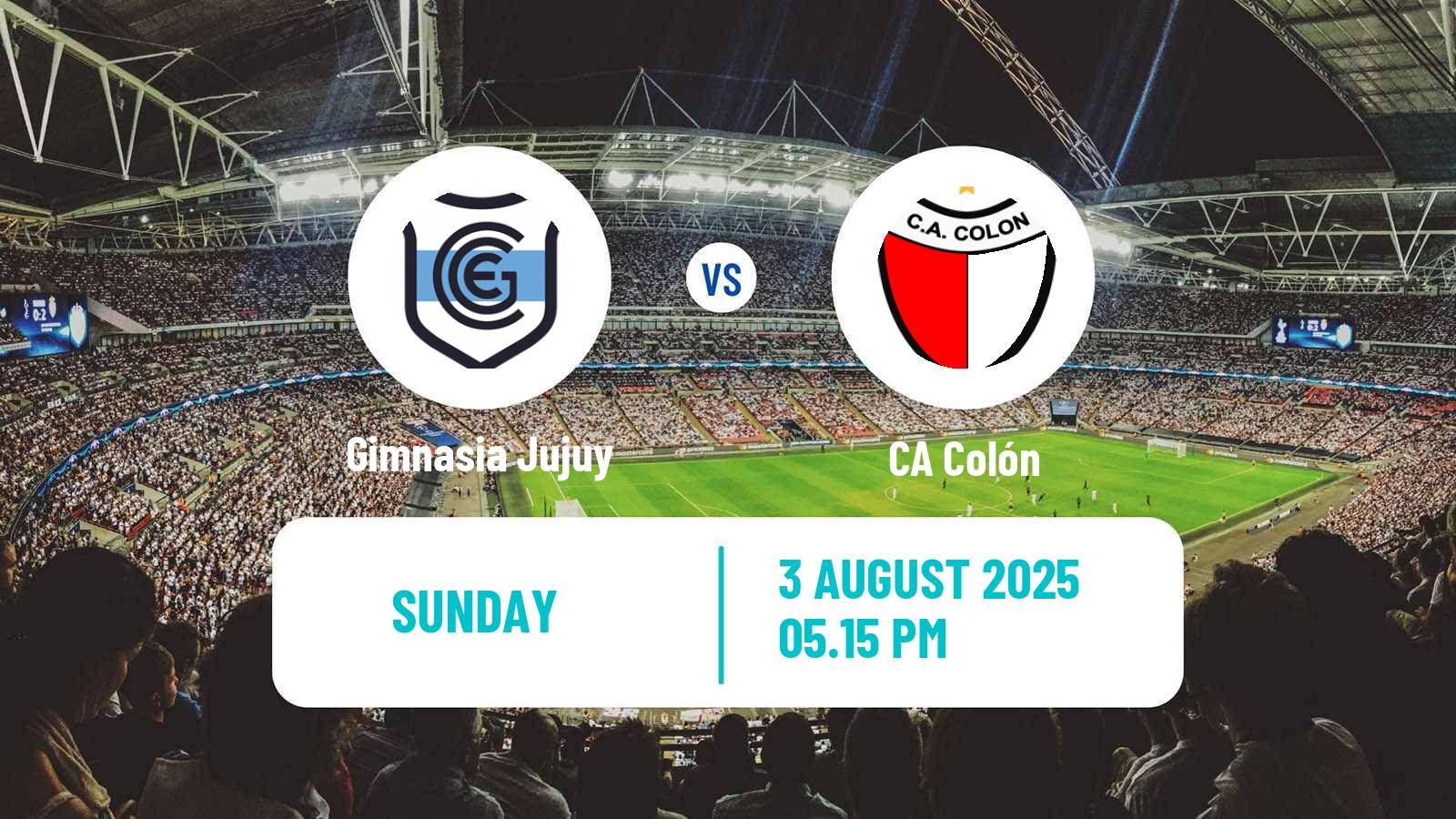 Football Argentinian Primera Nacional Gimnasia Jujuy - Colón