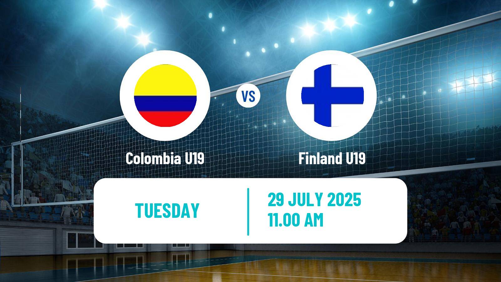 Volleyball World Championship U19 Volleyball Colombia U19 - Finland U19