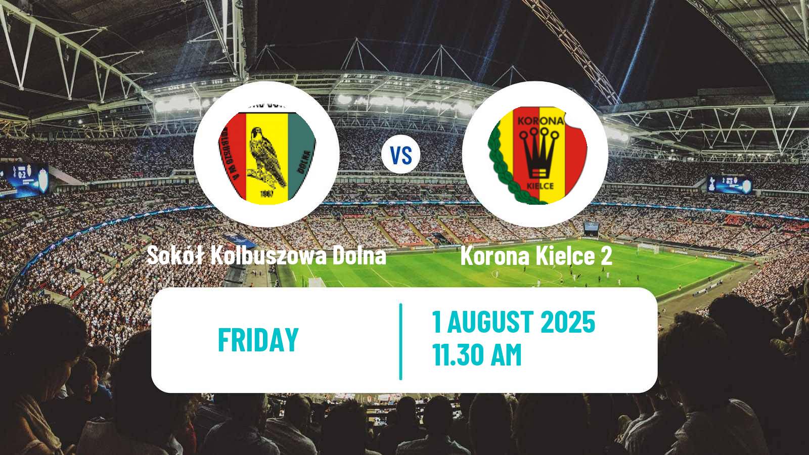 Football Polish Division 3 - Group IV Sokół Kolbuszowa Dolna - Korona Kielce 2