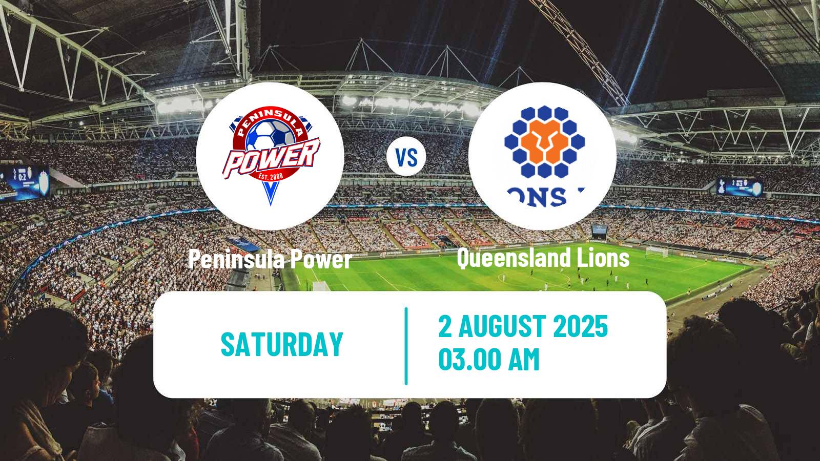 Football Australian NPL Queensland Peninsula Power - Queensland Lions