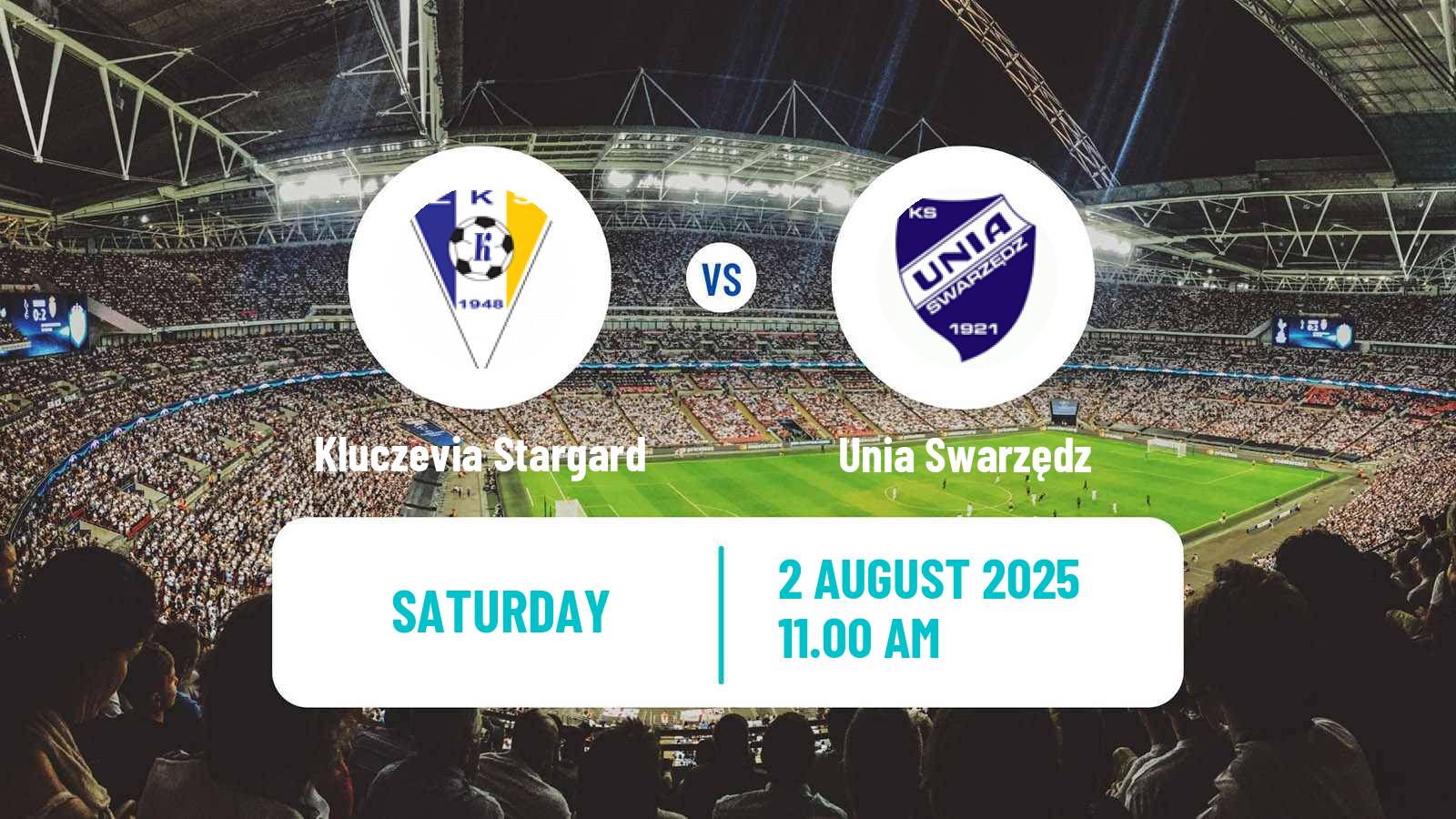 Football Polish Division 3 - Group II Kluczevia Stargard - Unia Swarzędz