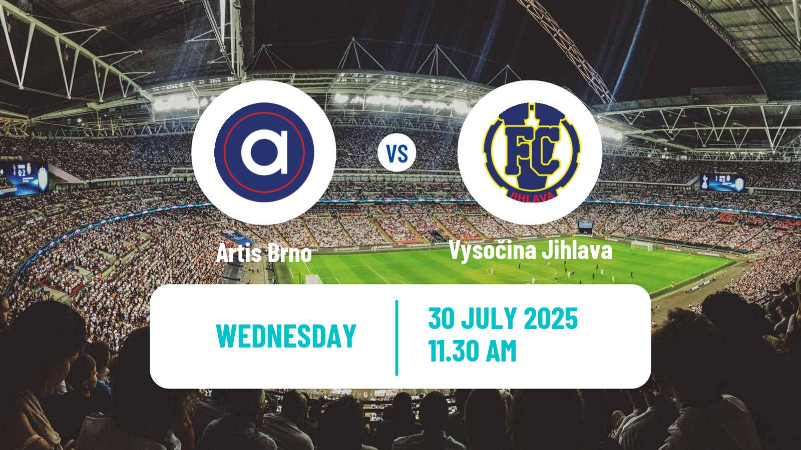 Football Czech Division 2 Artis Brno - Vysočina Jihlava