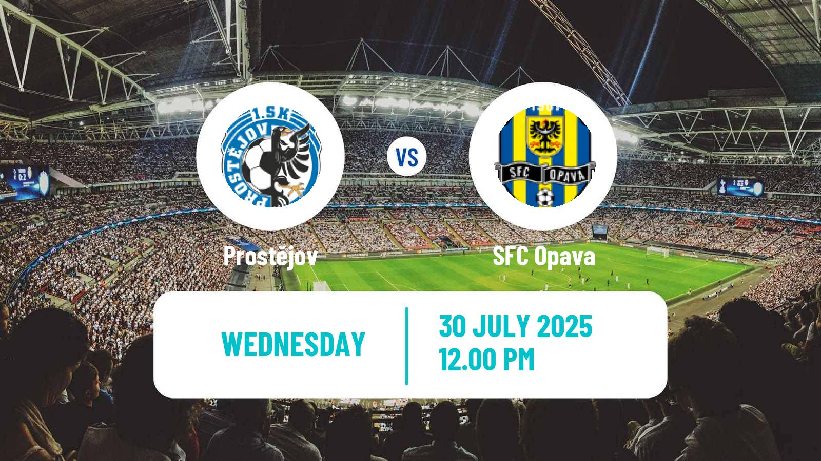 Football Czech Division 2 Prostějov - Opava