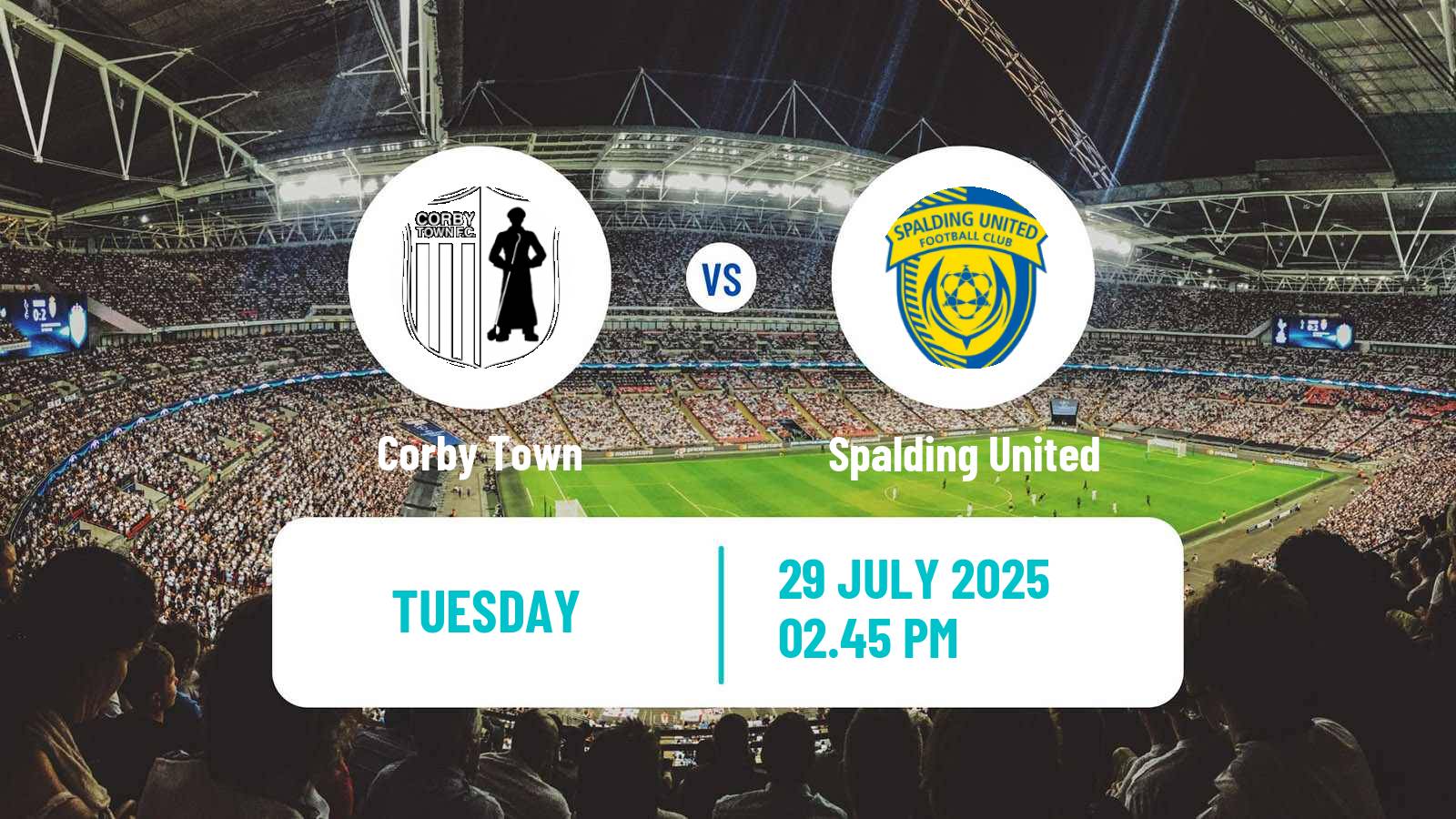 Football Club Friendly Corby Town - Spalding United