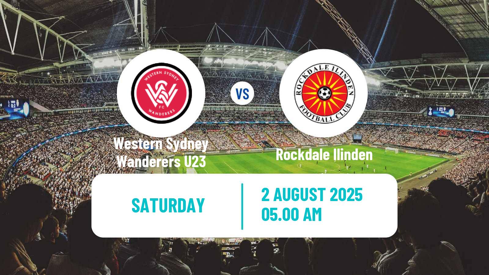 Football Australian NPL NSW Western Sydney Wanderers U23 - Rockdale Ilinden