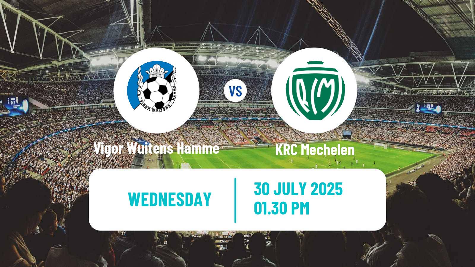 Football Club Friendly Vigor Wuitens Hamme - KRC Mechelen