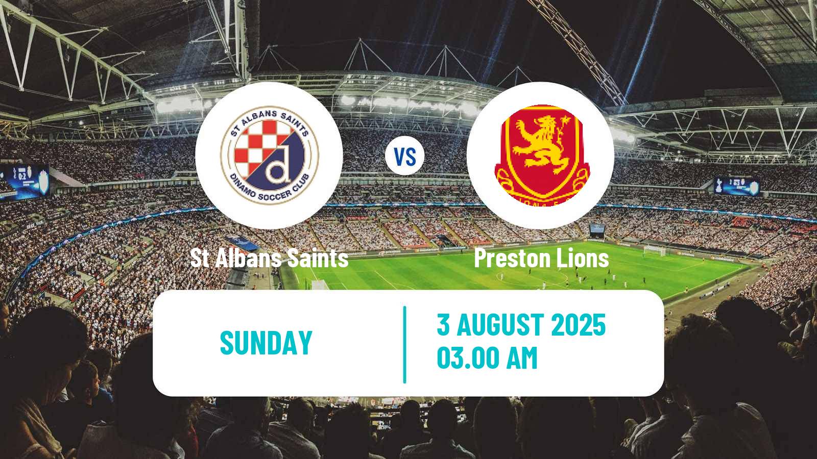 Football Australian NPL Victoria St Albans Saints - Preston Lions