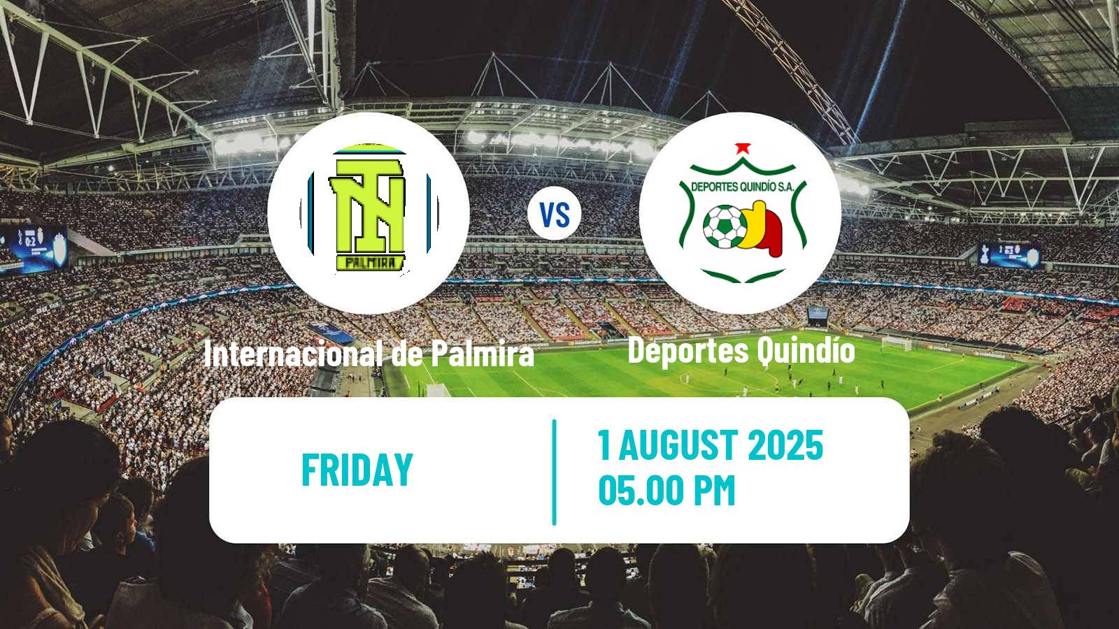 Football Colombian Primera B Internacional de Palmira - Deportes Quindío