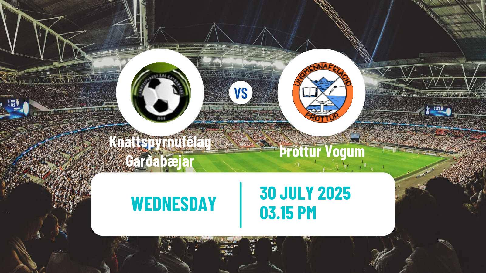 Football Icelandic Division 2 Knattspyrnufélag Garðabæjar - Þróttur Vogum