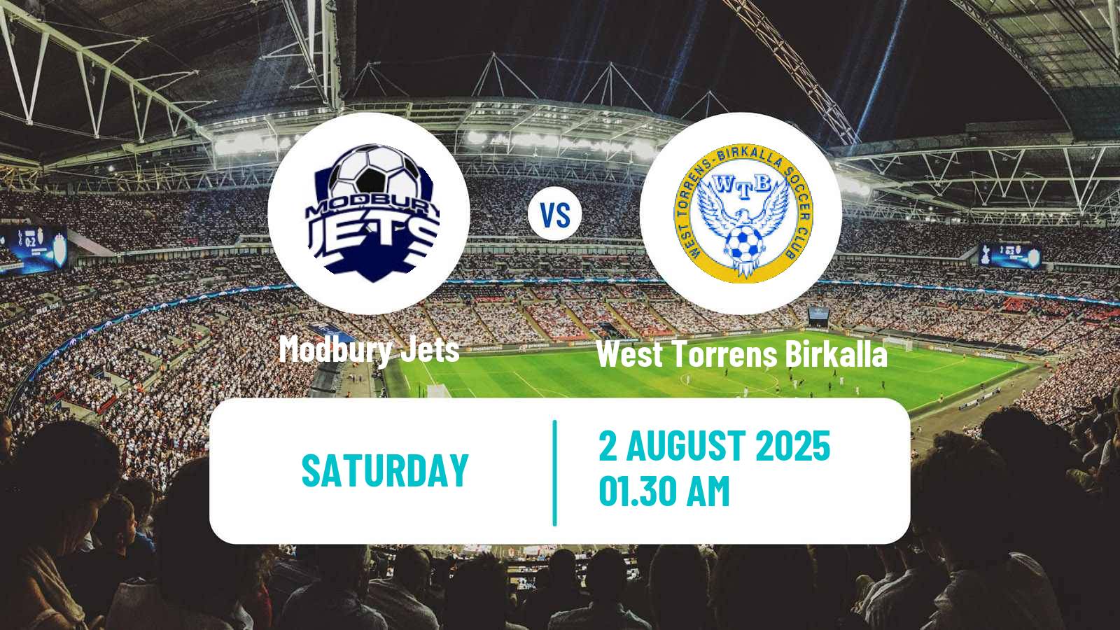 Football Australian NPL South Australian Modbury Jets - West Torrens Birkalla