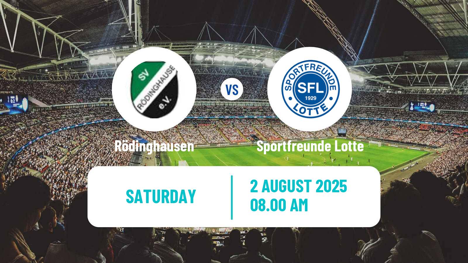 Football German Regionalliga West Rödinghausen - Sportfreunde Lotte