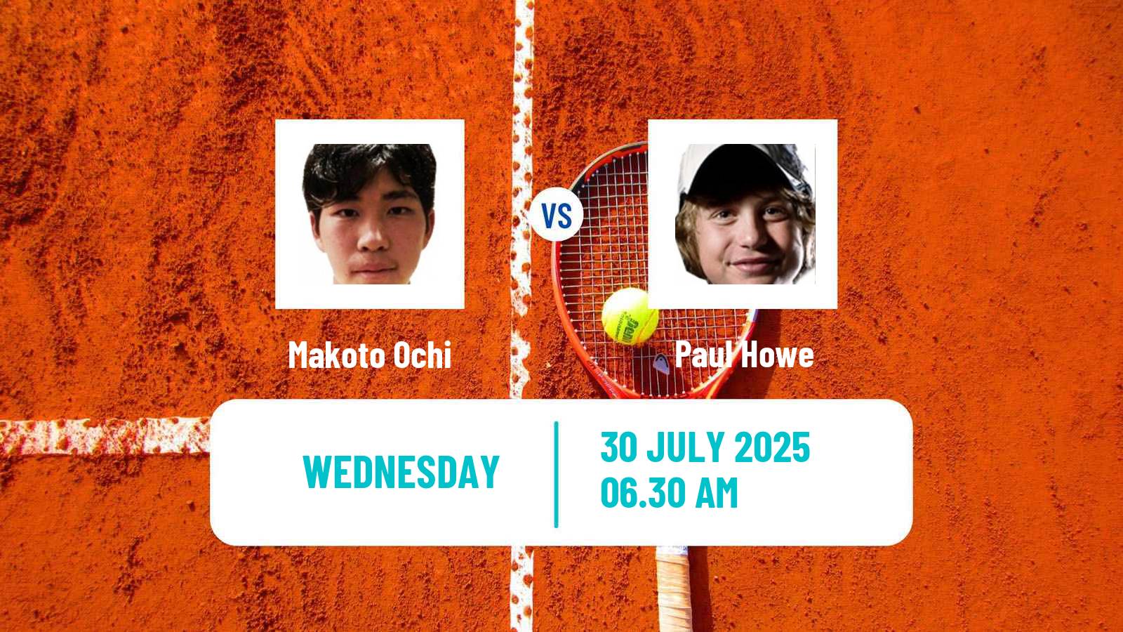 Tennis ITF M15 Wuning 2 Men Makoto Ochi - Paul Howe