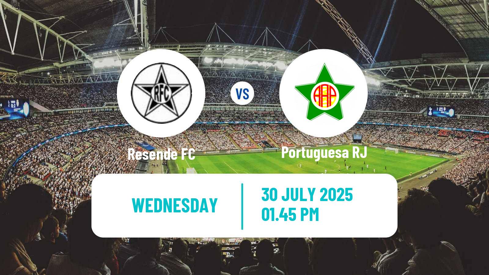Football Brazilian Copa Rio Resende - Portuguesa RJ
