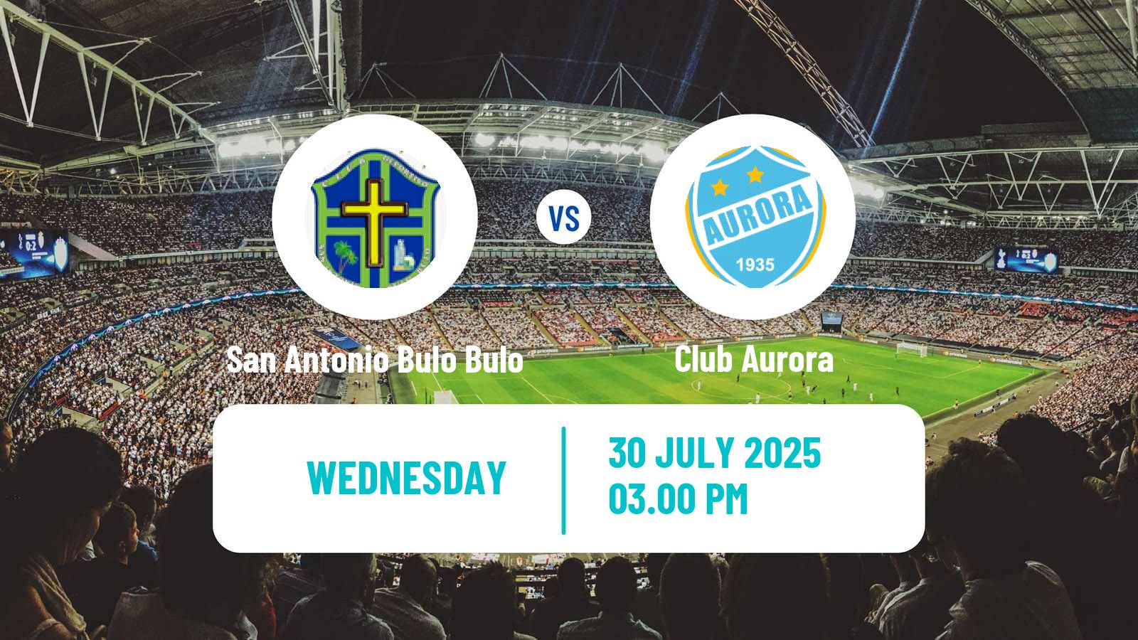 Football Bolivian League Cup San Antonio Bulo Bulo - Aurora