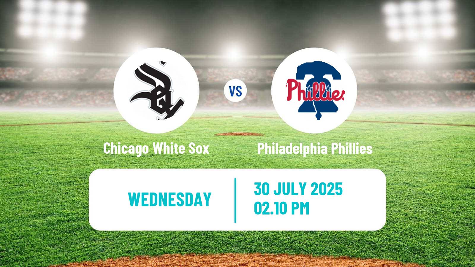 Baseball MLB Chicago White Sox - Philadelphia Phillies