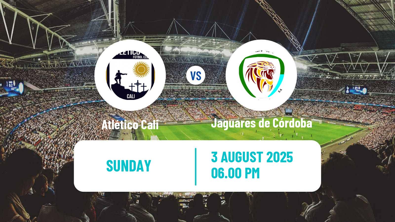 Football Colombian Primera B Atlético Cali - Jaguares de Córdoba
