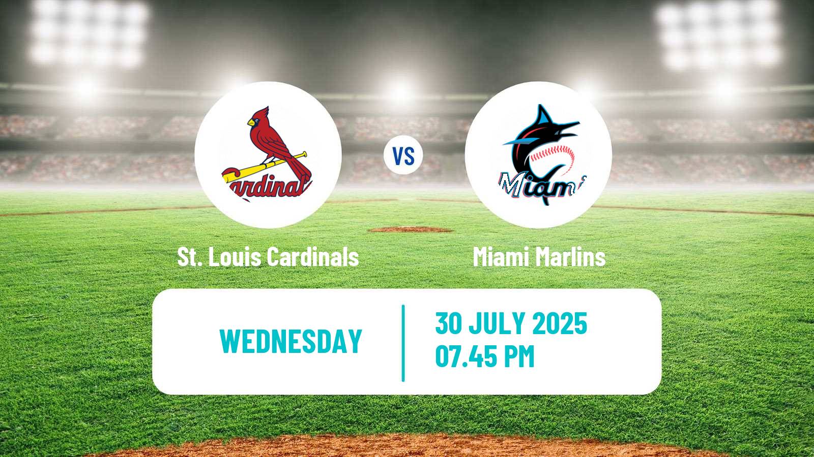 Baseball MLB St. Louis Cardinals - Miami Marlins
