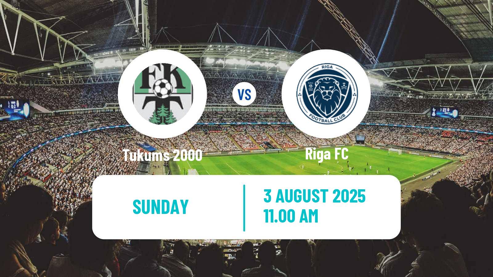 Football Latvian Virsliga Tukums 2000 - Riga