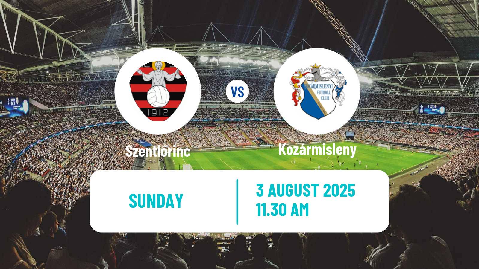Football Hungarian NB II Szentlőrinc - Kozármisleny