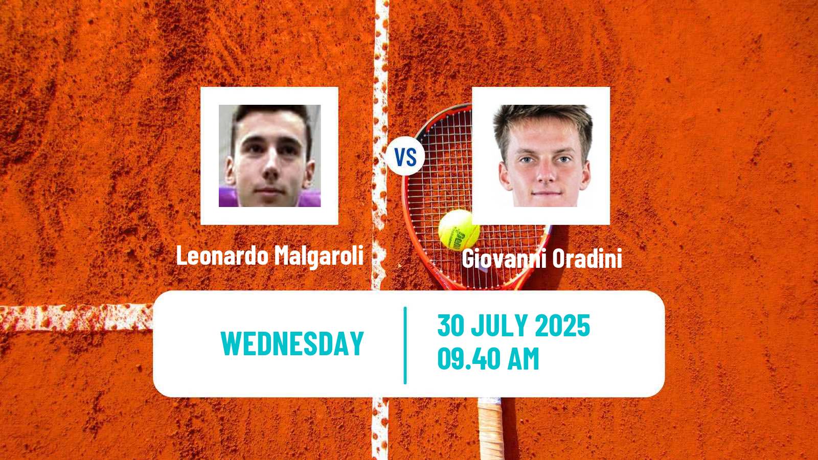 Tennis ITF M25 Bolzano Men Leonardo Malgaroli - Giovanni Oradini