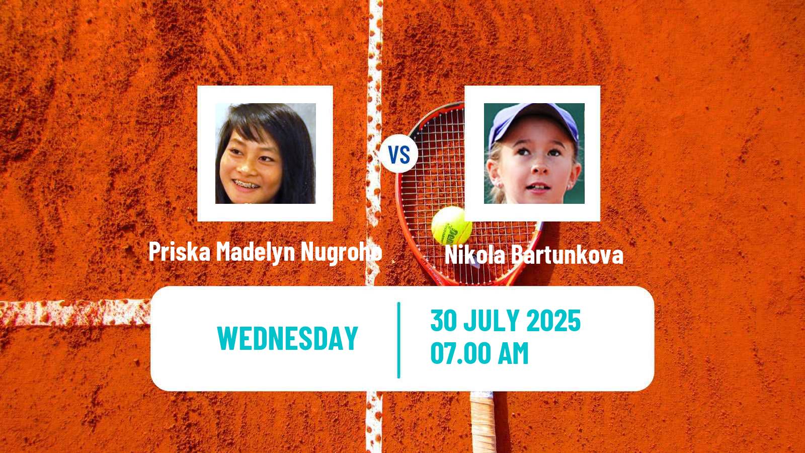 Tennis ITF W75 Hechingen Women Priska Madelyn Nugroho - Nikola Bartunkova