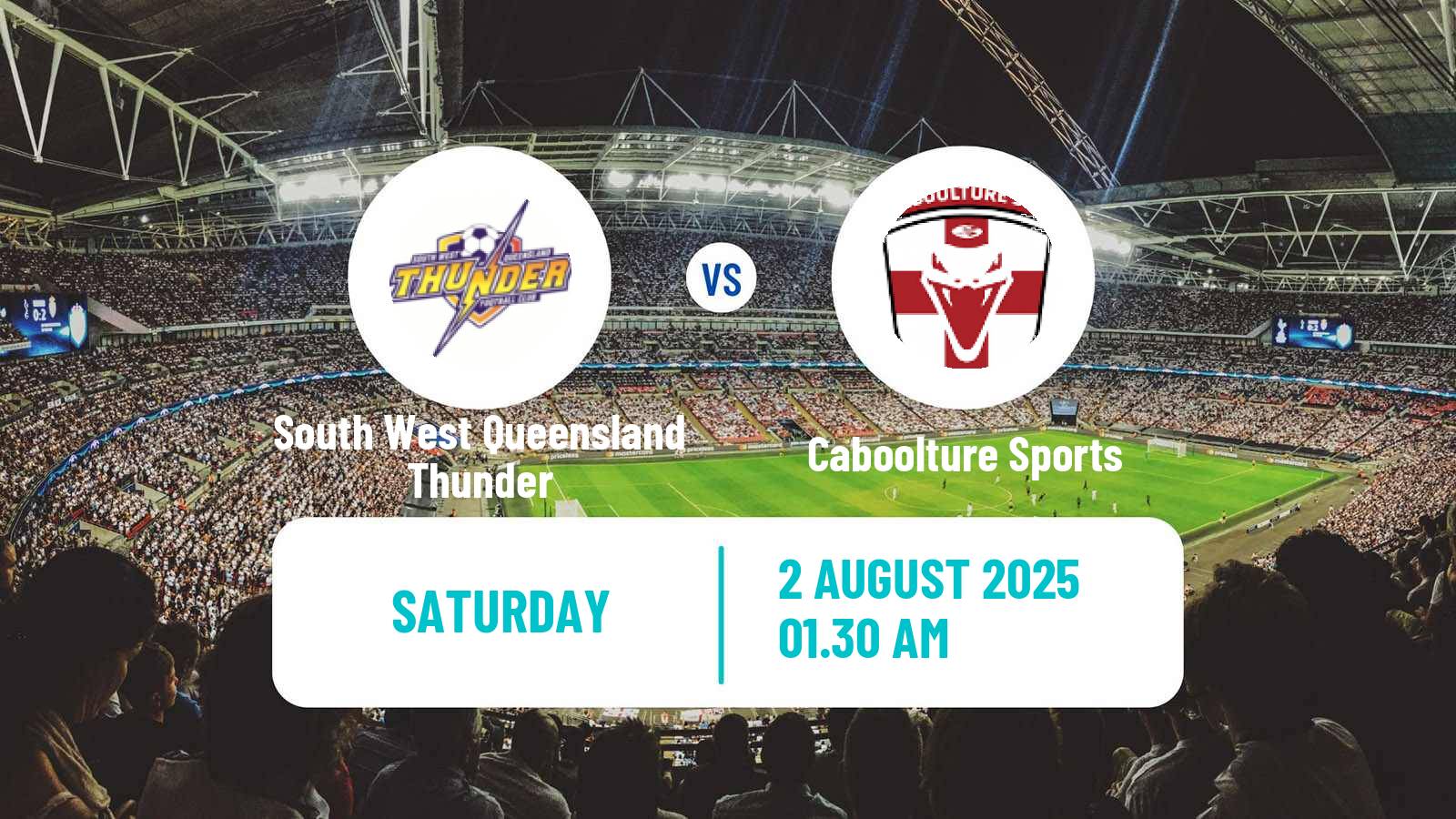 Football Australian Queensland Premier League South West Queensland Thunder - Caboolture Sports