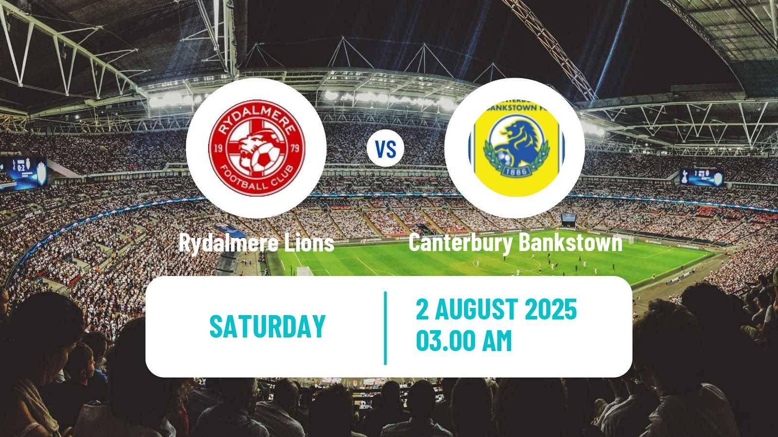 Football Australian NSW League One Rydalmere Lions - Canterbury Bankstown