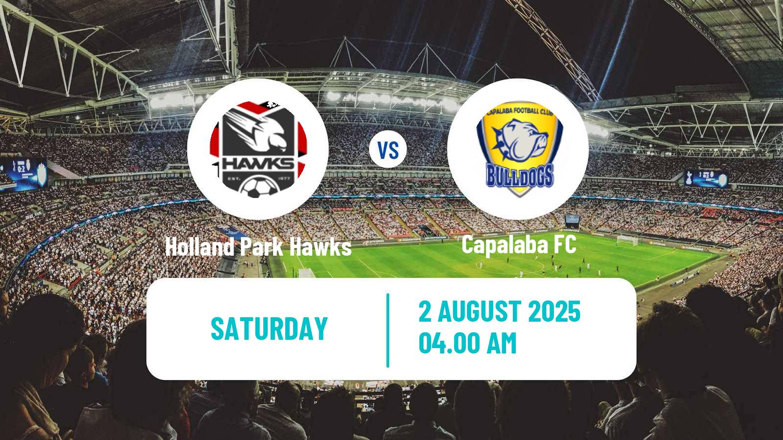 Football Australian Queensland Premier League Holland Park Hawks - Capalaba