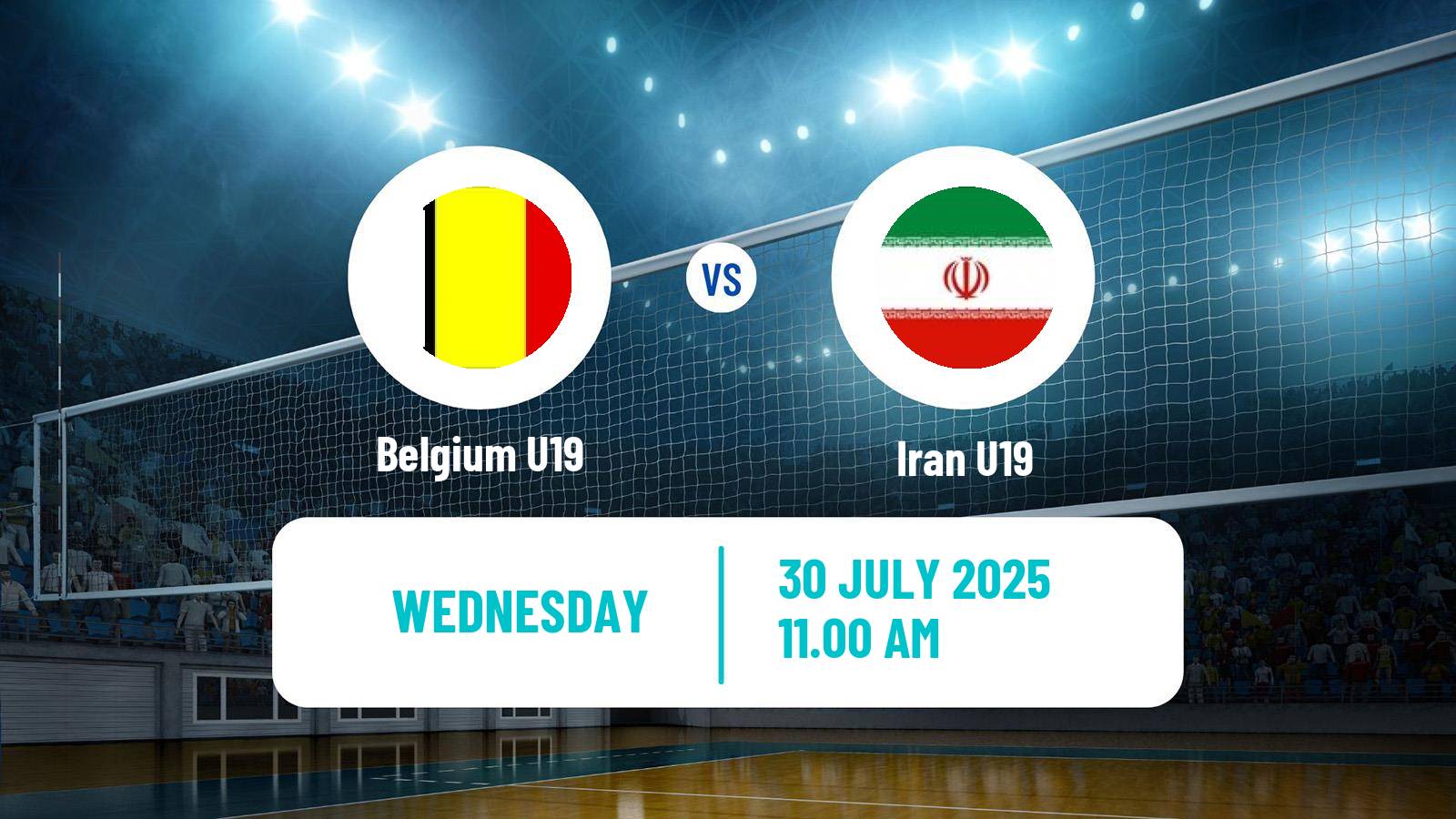 Volleyball World Championship U19 Volleyball Belgium U19 - Iran U19