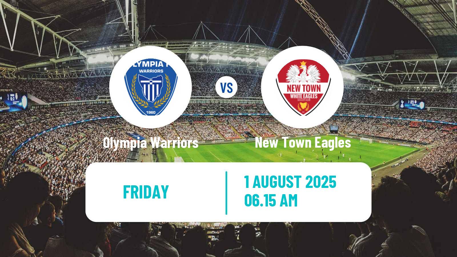 Football Australian Tasmania Southern Championship Olympia Warriors - New Town Eagles