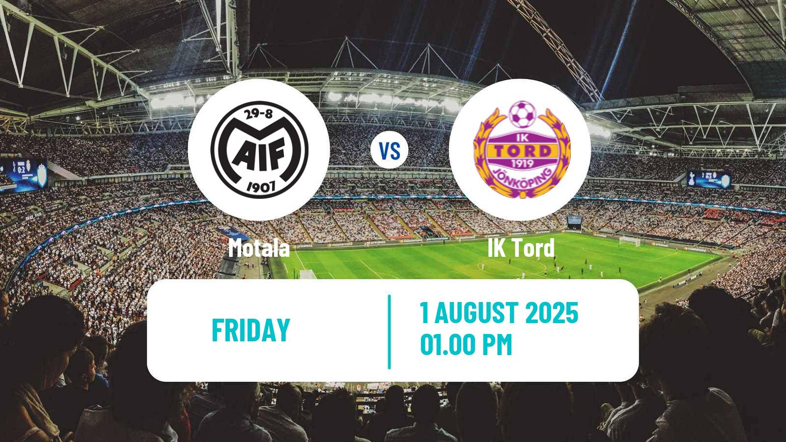 Football Swedish Division 2 - Norra Götaland Motala - Tord
