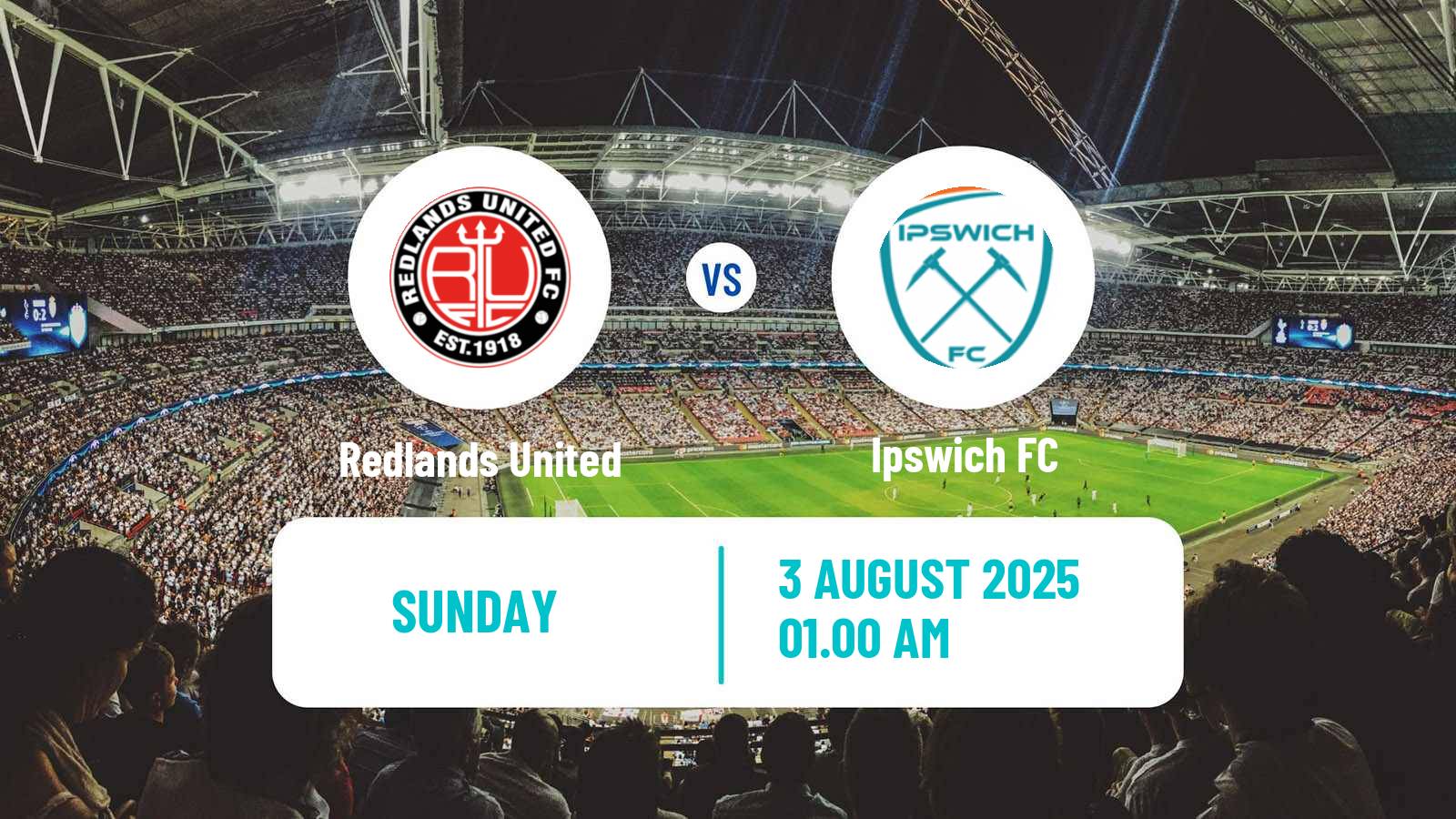 Football Australian Queensland Premier League Redlands United - Ipswich FC