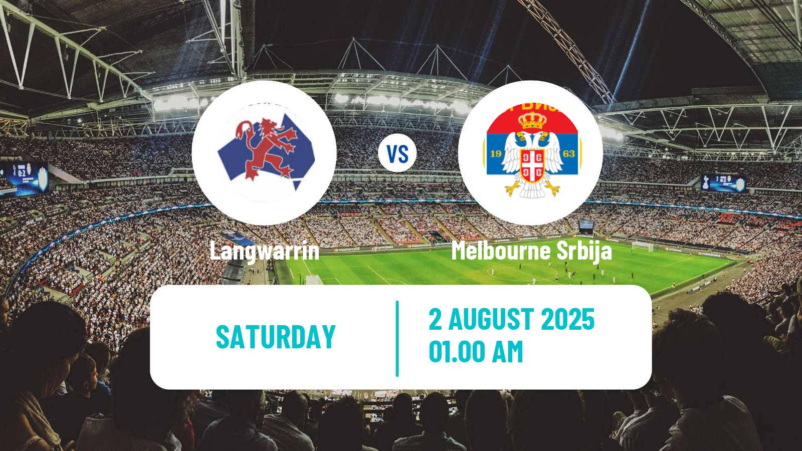 Football Australian Victoria Premier League Langwarrin - Melbourne Srbija