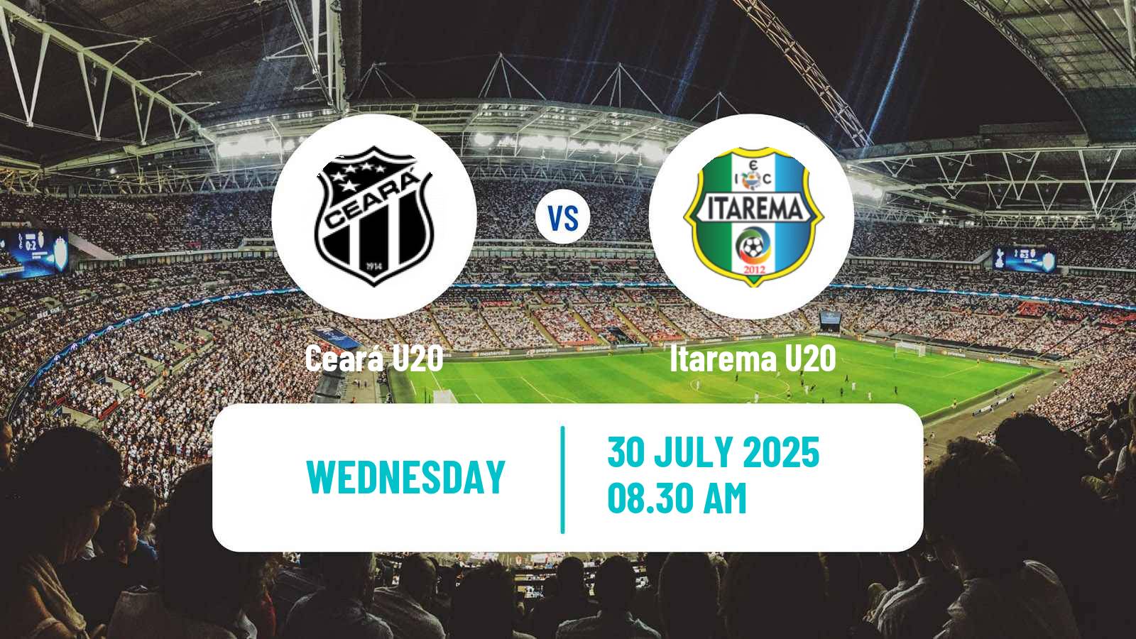 Football Brazilian Cearense U20 Ceará U20 - Itarema U20