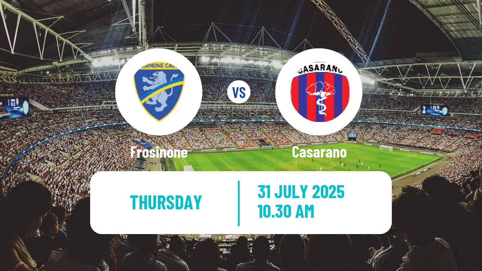 Football Club Friendly Frosinone - Casarano