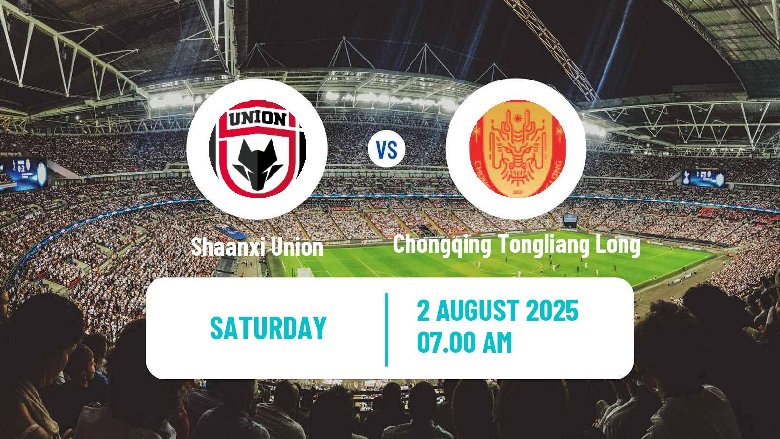 Football Chinese Jia League Shaanxi Union - Chongqing Tongliang Long