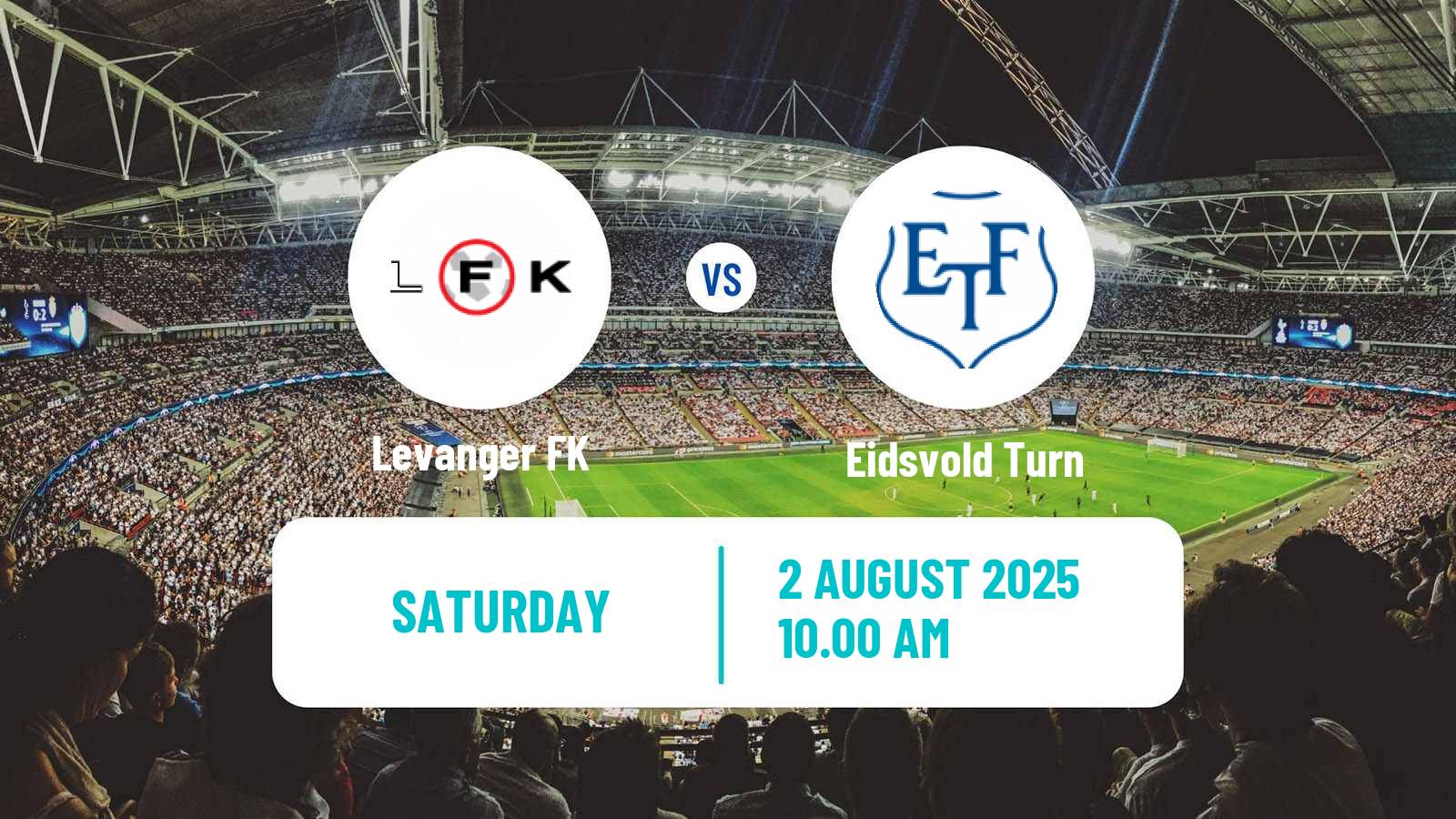 Football Norwegian Division 2 - Group 2 Levanger - Eidsvold Turn