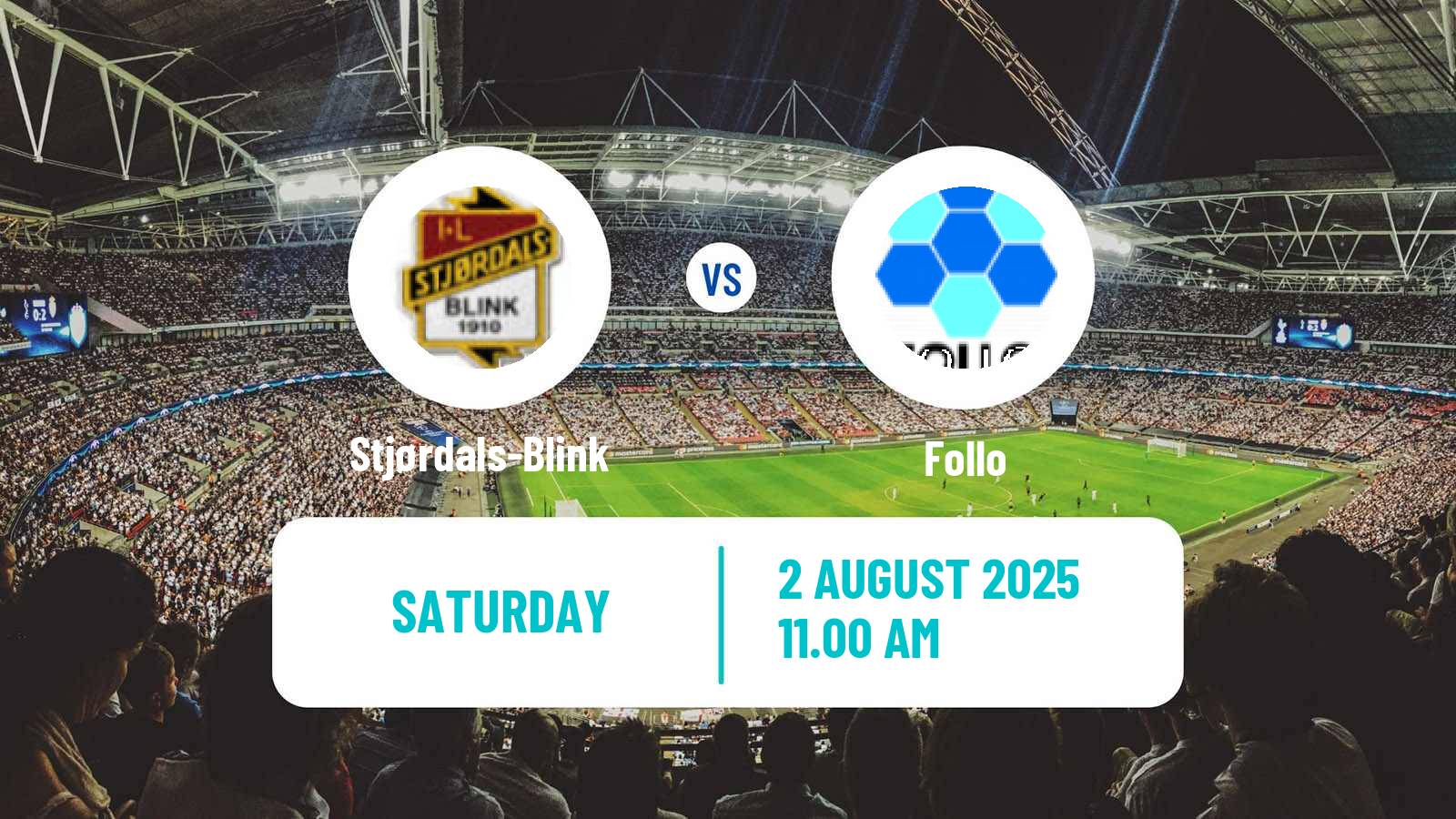 Football Norwegian Division 2 - Group 2 Stjørdals-Blink - Follo