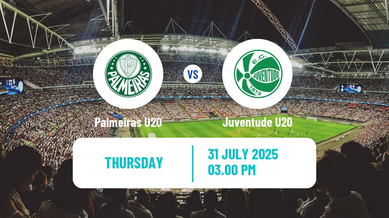 Football Brasileiro U20 Palmeiras U20 - Juventude U20