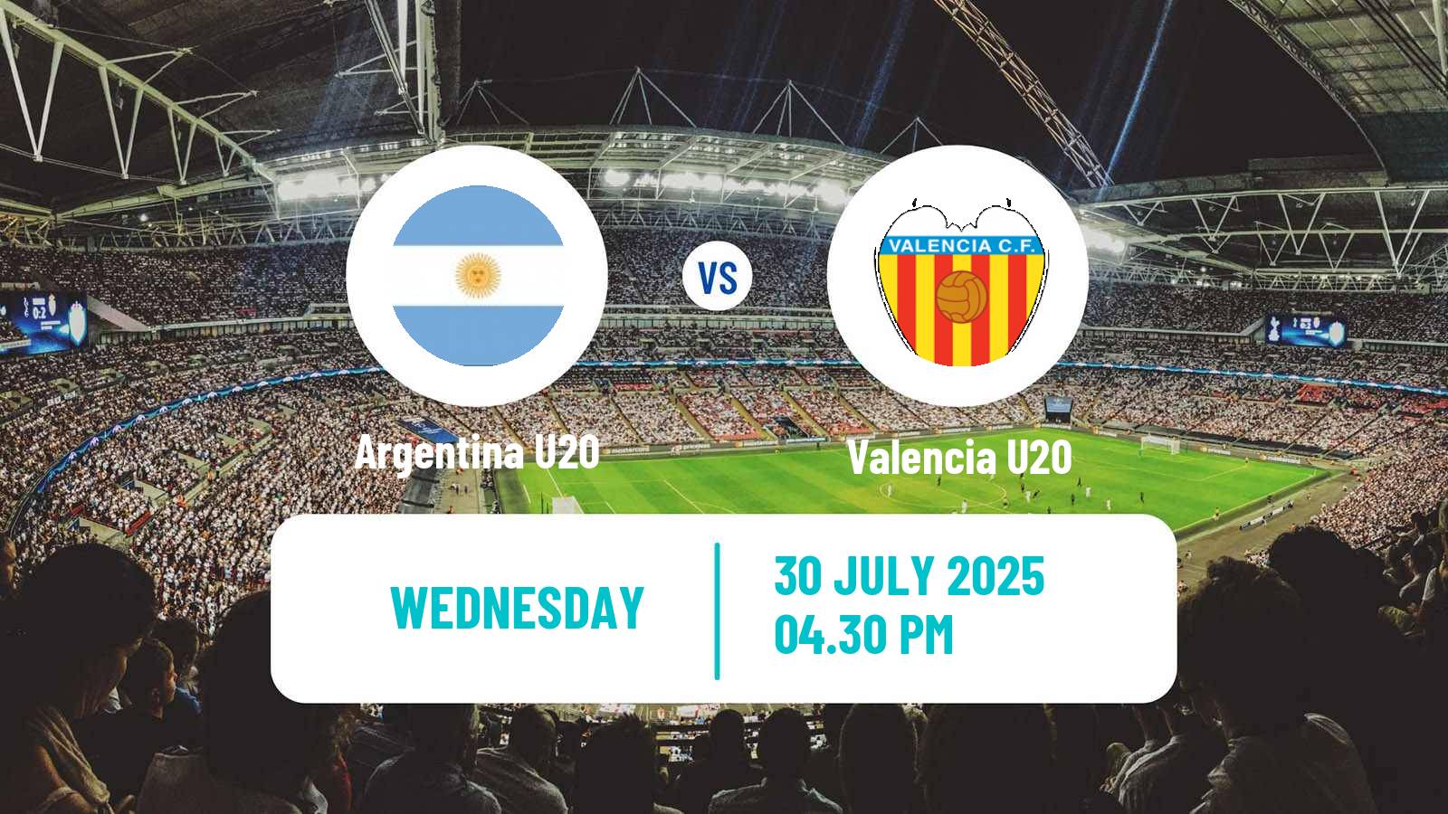Football COTIF Tournament Argentina U20 - Valencia U20