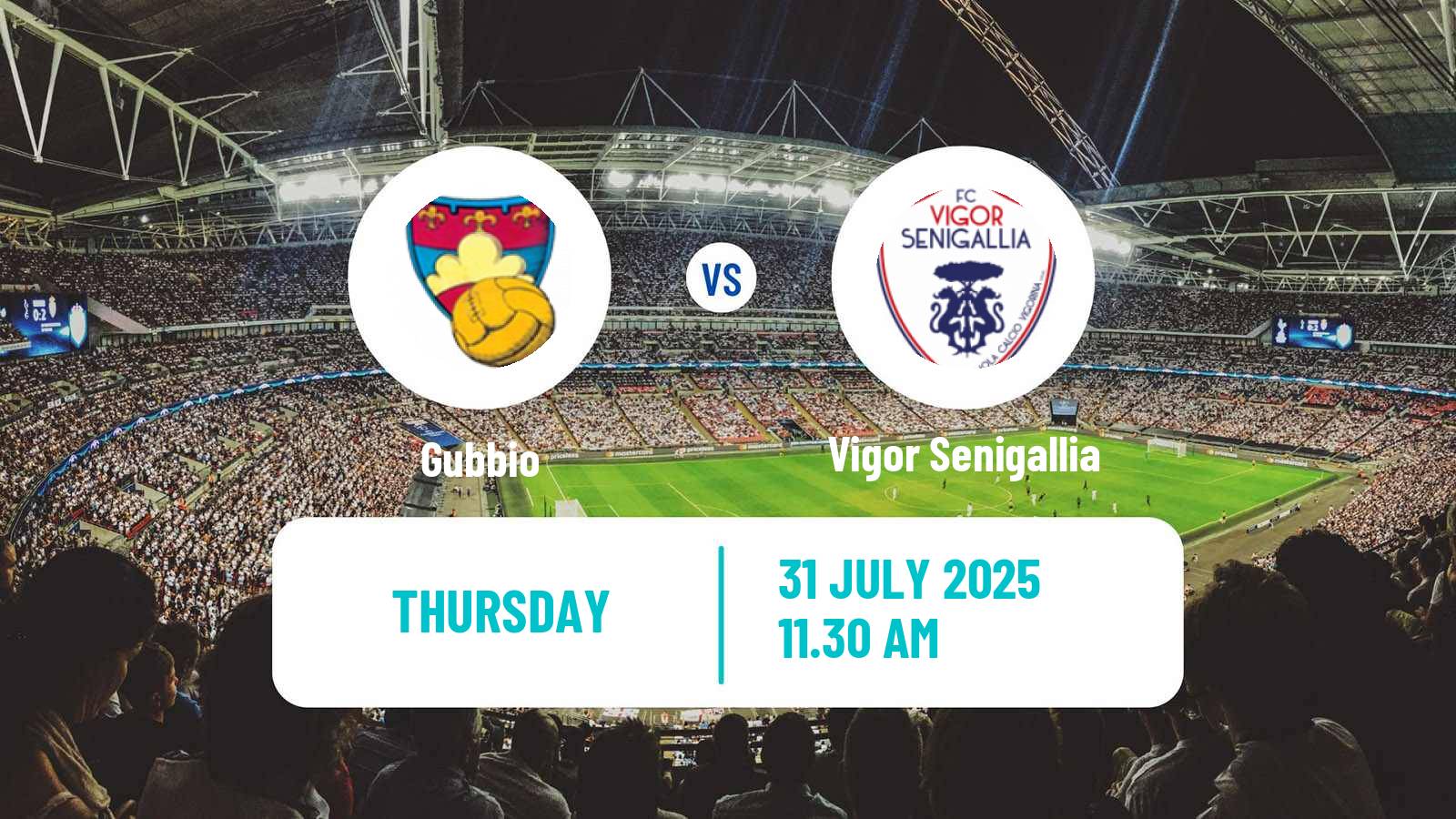 Football Club Friendly Gubbio - Vigor Senigallia