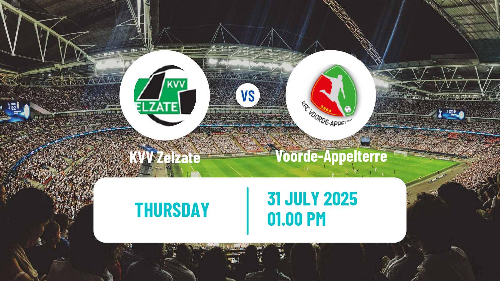 Football Club Friendly Zelzate - Voorde-Appelterre