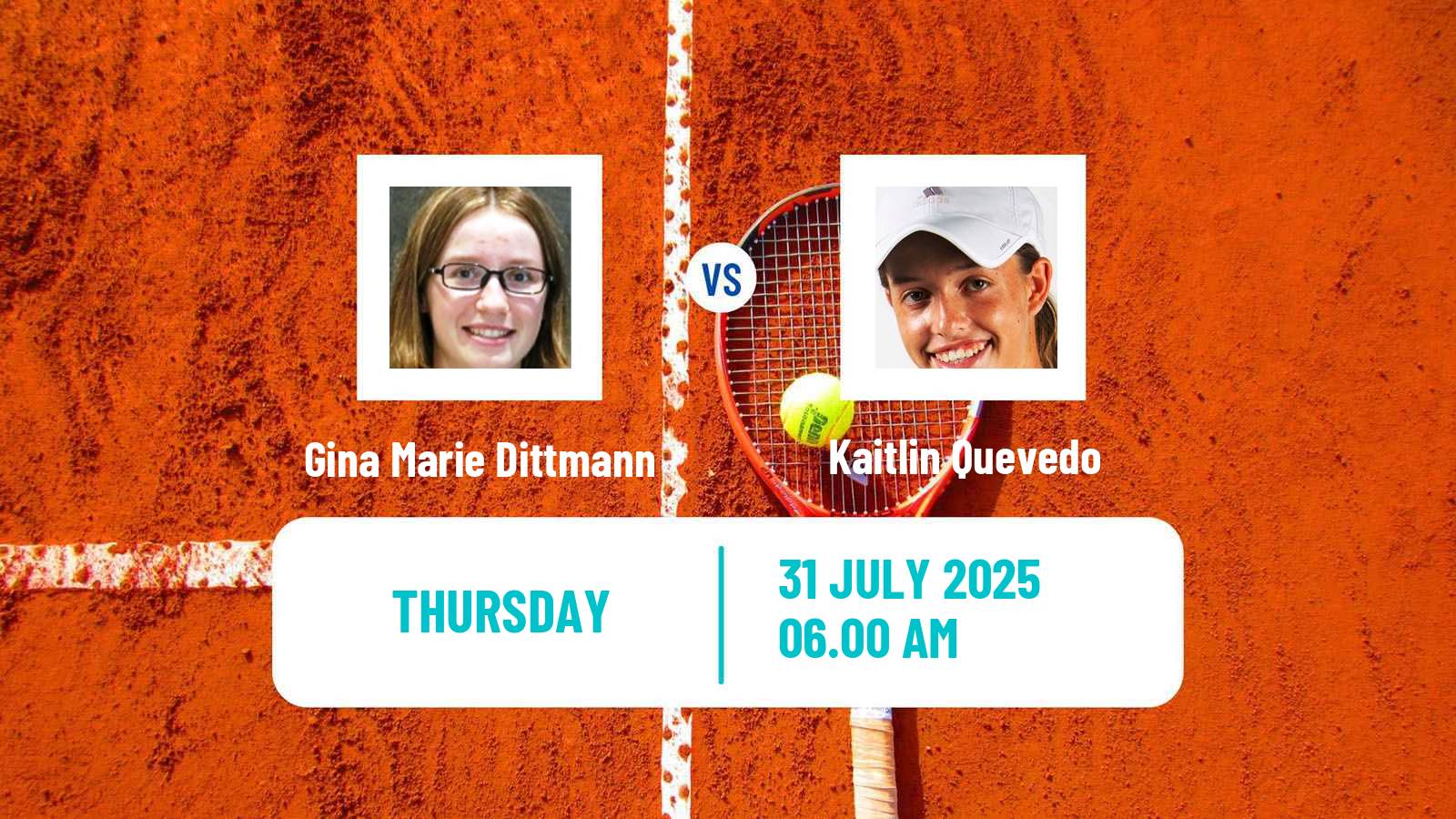 Tennis ITF W100 Gran Canaria Women Gina Marie Dittmann - Kaitlin Quevedo