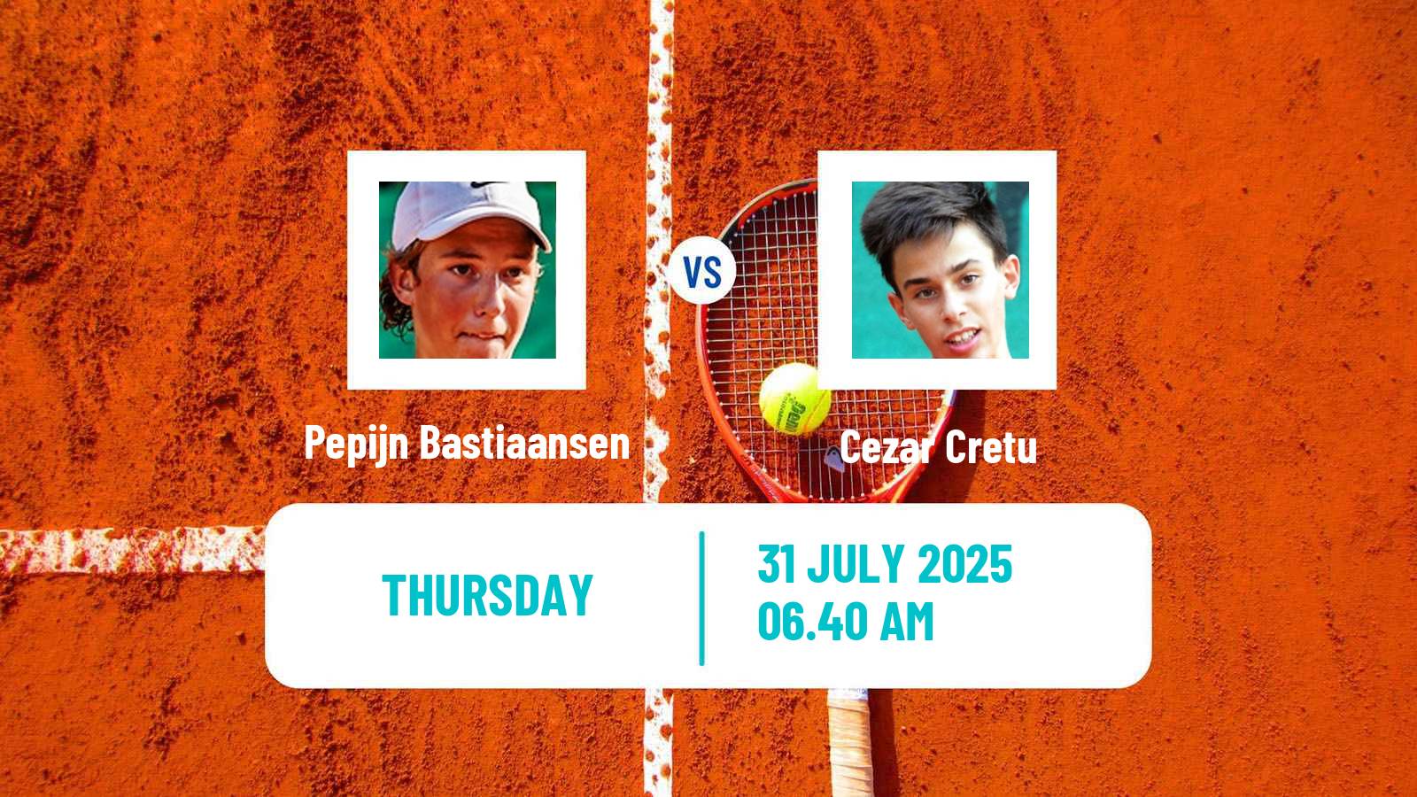 Tennis ITF M25 Wetzlar Men Pepijn Bastiaansen - Cezar Cretu
