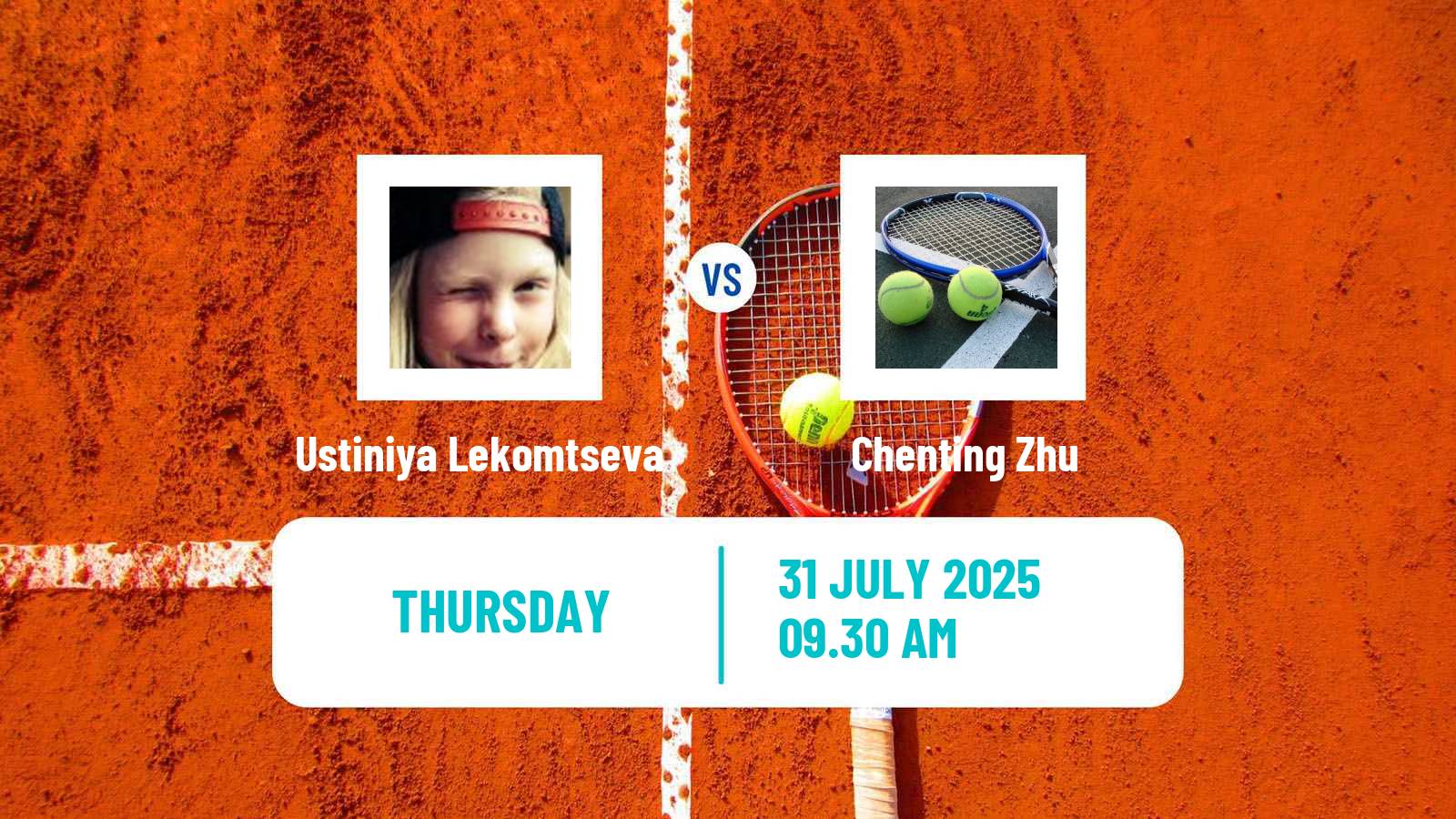 Tennis ITF W15 Monastir 27 Women Ustiniya Lekomtseva - Chenting Zhu
