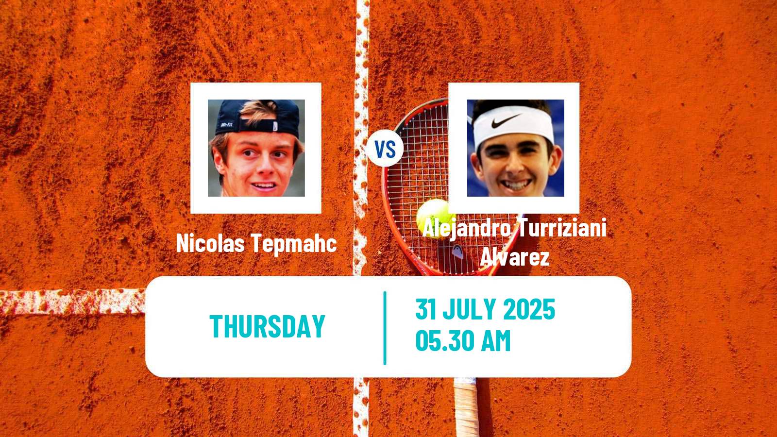 Tennis ITF M15 Monastir 30 Men Nicolas Tepmahc - Alejandro Turriziani Alvarez