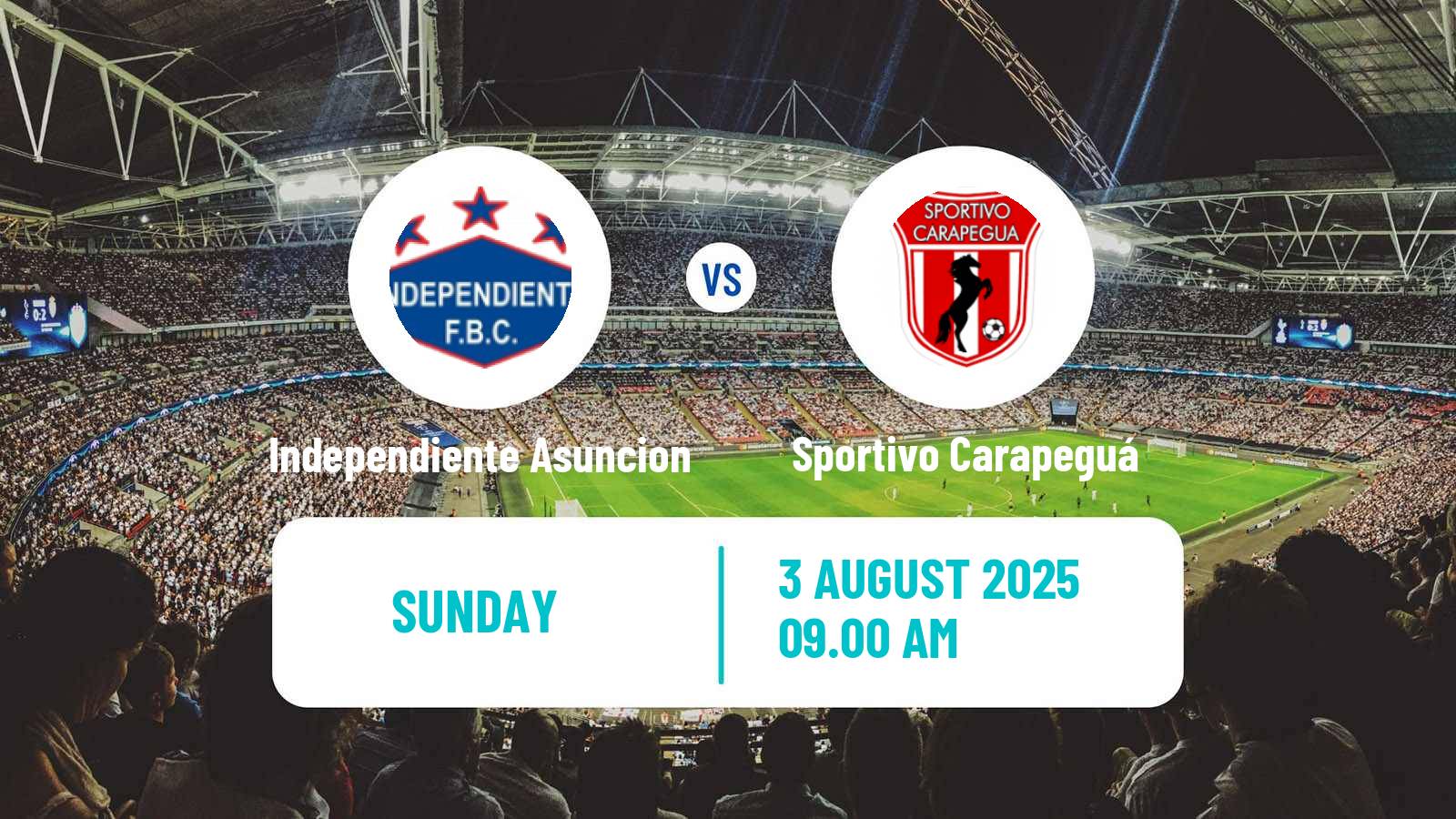 Football Paraguayan Division Intermedia Independiente Asuncion - Sportivo Carapeguá