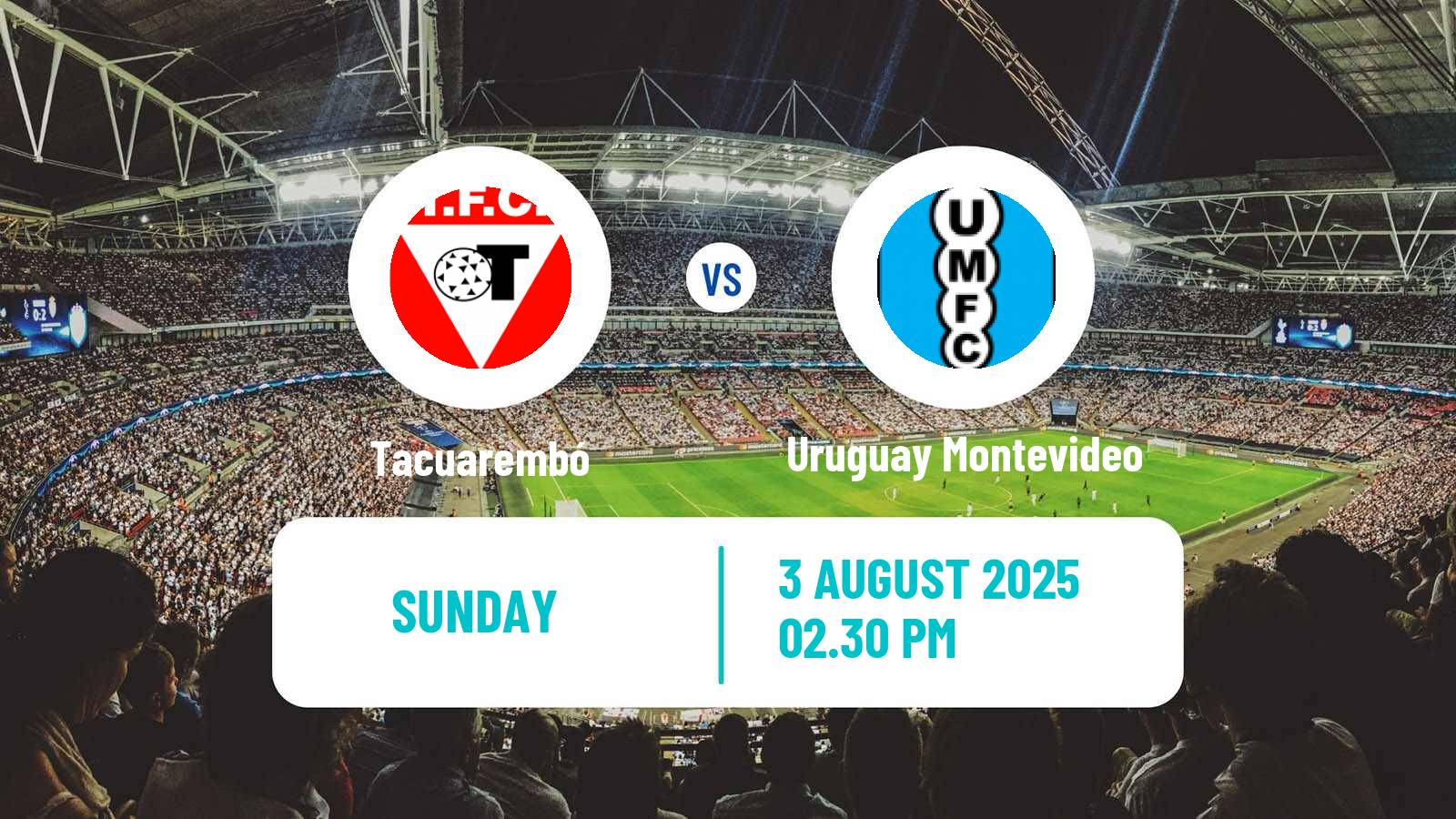 Football Uruguayan Segunda Division Tacuarembó - Uruguay Montevideo
