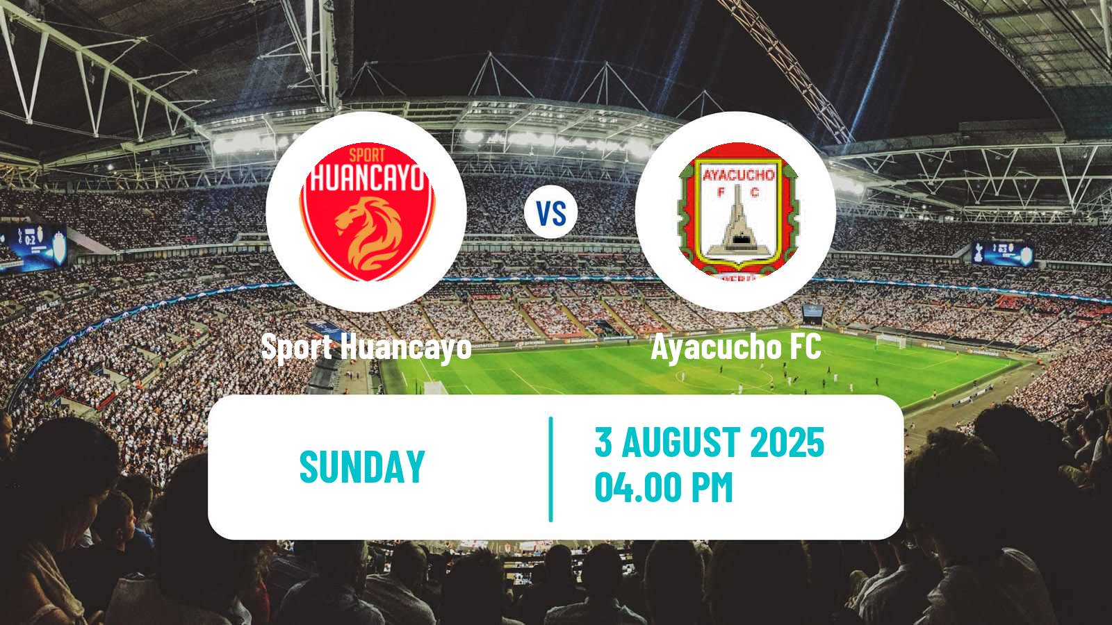 Football Peruvian Liga 1 Sport Huancayo - Ayacucho